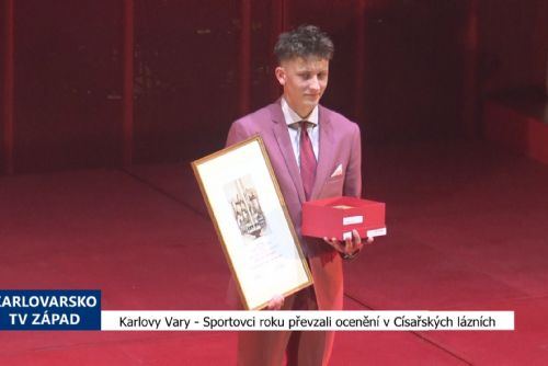 Foto: Karlovy Vary: Sportovci roku převzali ocenění v Císařských lázních (TV Západ)