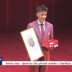 Karlovy Vary: Sportovci roku převzali ocenění v Císařských lázních (TV Západ)