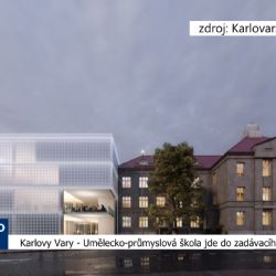Karlovy Vary: Uměleckoprůmyslová škola jde do zadávacího řízení (TV Západ)
