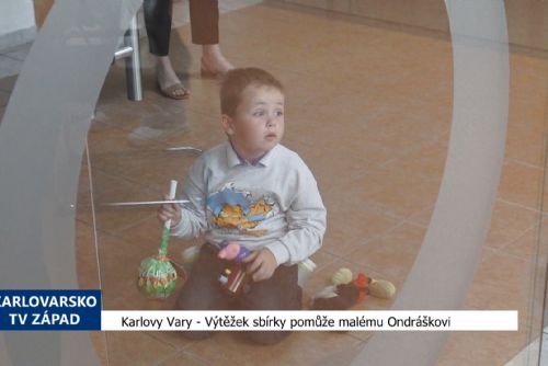 obrázek:Karlovy Vary: Výtěžek sbírky pomůže malému Ondráškovi (TV Západ)