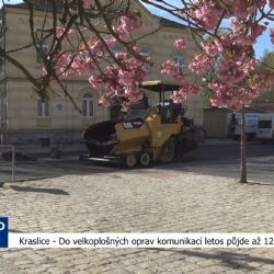 Kraslice: Do oprav komunikací letos půjde až 12 milionů (TV Západ)