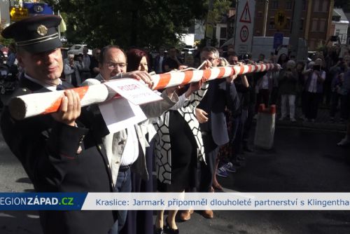 obrázek:Kraslice: Jarmark připomněl dlouholeté partnerství s Klingenthalem (TV Západ)