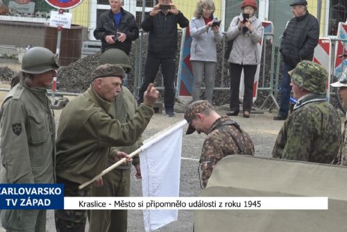 Foto: Kraslice: Město si připomnělo události z roku 1945 (TV Západ)