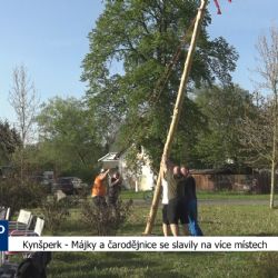 Kynšperk: Májky a čarodějnice se slavily na více místech (TV Západ)