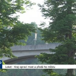 Loket: Kraj opraví most a předá ho městu (TV Západ)