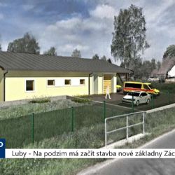 Luby: Na podzim má začít stavba nové základny Záchranky (TV Západ)