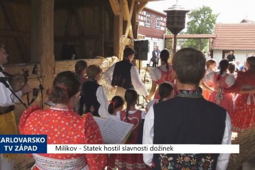 Foto: Milíkov: Statek hostil slavnosti dožínek (TV Západ)
