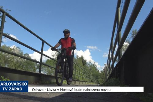 Foto: Odrava: Lávka v Mostově bude nahrazena novou (TV Západ)