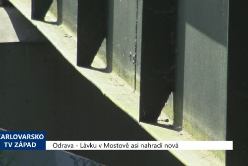 obrázek:Odrava: Lávku v Mostově asi nahradí nová (TV Západ)