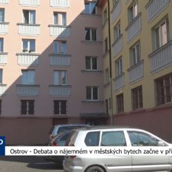 Ostrov: Debata o nájemném v městských bytech začne v příštím roce (TV Západ)