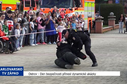 obrázek:Ostrov: Den bezpečnosti přinesl dynamické ukázky (TV Západ)