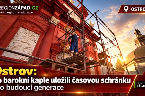 obrázek:Ostrov: Do barokní kaple uložili časovou schránku pro budoucí generace (TV Západ)