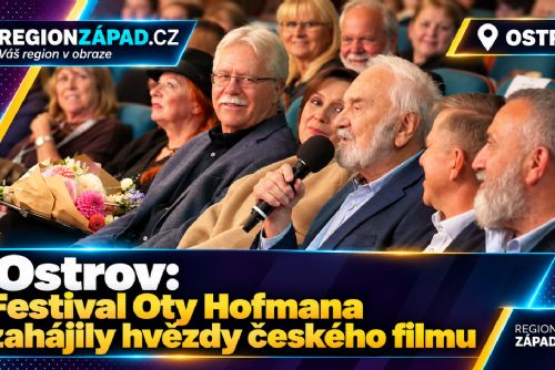 obrázek:Ostrov: Festival Oty Hofmana zahájily hvězdy českého filmu (TV Západ)