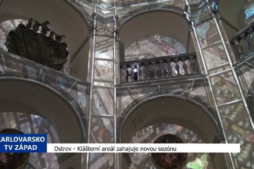 obrázek:Ostrov: Klášterní areál zahajuje novou sezónu (TV Západ)