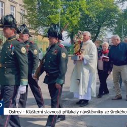 Ostrov: Klášterní slavnosti přilákaly návštěvníky ze širokého okolí (TV Západ)