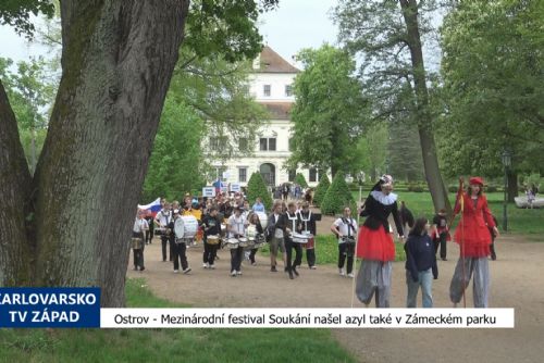 Foto: Ostrov: Mezinárodní festival Soukání našel azyl také v Zámeckém parku (TV Západ)