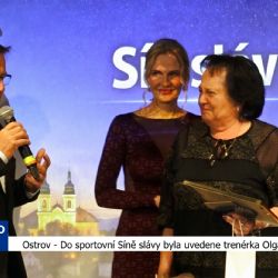 Ostrov: Na plese sportovců byla uvedena do Síně slávy trenérka Olga Jaklová (TV Západ)