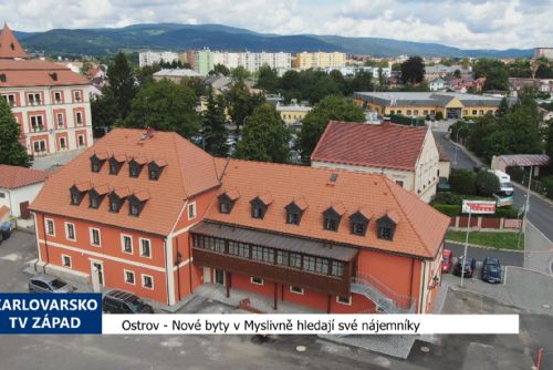 Foto: Ostrov: Nové byty v Myslivně hledají své nájemníky (TV Západ)