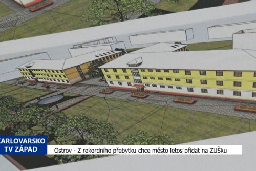 obrázek:Ostrov: Z rekordního přebytku chce město letos přidat na ZUŠku (TV Západ)