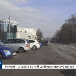 Pomezí: U kasina by měl vzniknout kruhový objezd (TV Západ)