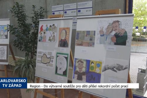 obrázek:Region: Do výtvarné soutěže pro děti přišel rekordní počet prací (TV Západ)