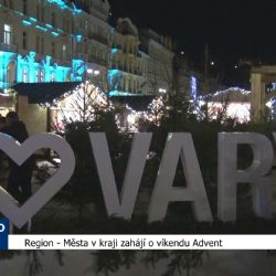 Region: Města v kraji zahájí o víkendu Advent (TV Západ)