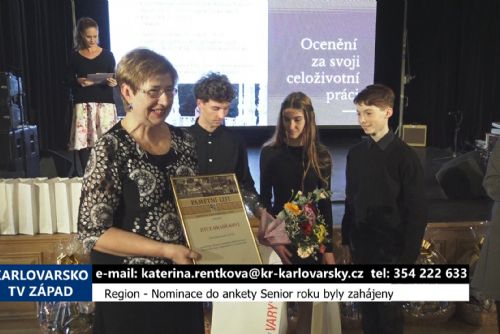 Foto: Region: Nominace do ankety Senior roku byly zahájeny (TV Západ) 