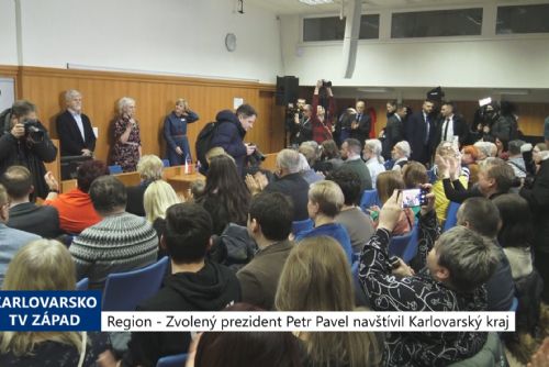 Foto: Region: Zvolený prezident Petr Pavel navštívil Karlovarský kraj (TV Západ)