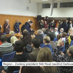 Region: Zvolený prezident Petr Pavel navštívil Karlovarský kraj (TV Západ)