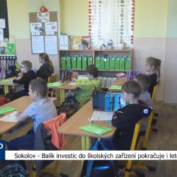 Sokolov: Balík investic do školských zařízení pokračuje i letos (TV Západ)
