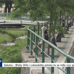 Sokolov: Břehy Ohře i Lobezského potoka by se měly více zpřístupnit (TV Západ)