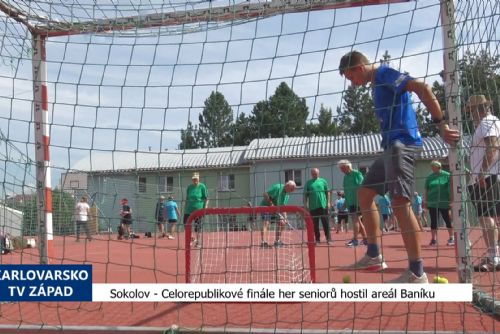 obrázek:Sokolov: Celorepublikové finále her seniorů hostil areál Baníku (TV Západ)