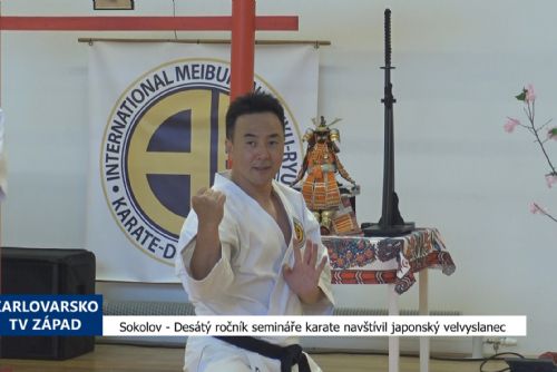 Foto: Sokolov: Desátý ročník semináře karate navštívil japonský velvyslanec (TV Západ)