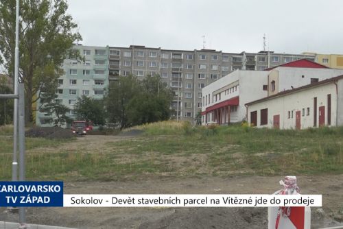 Foto: Sokolov: Devět stavebních parcel na Vítězné jde do prodeje (TV Západ)