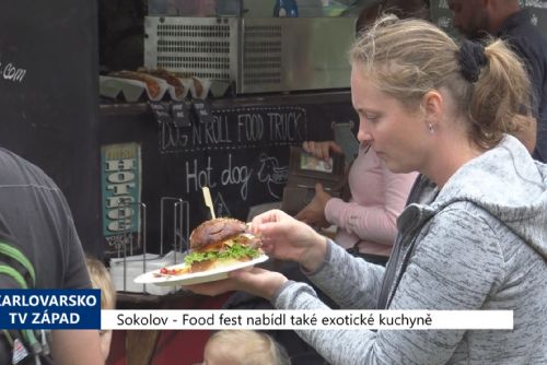 Foto: Sokolov: Food fest nabídl také exotické kuchyně (TV Západ)
