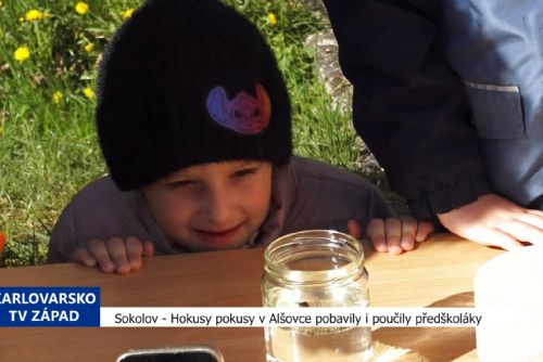 obrázek:Sokolov: Hokusy pokusy v Alšovce pobavily i poučily předškoláky (TV Západ)