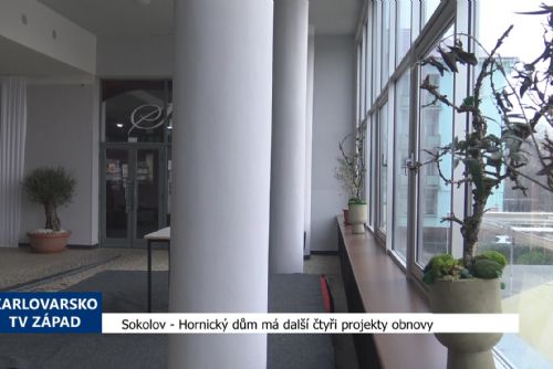 Foto: Sokolov: Hornický dům má další čtyři projekty obnovy (TV Západ)