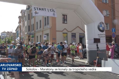 Foto: Sokolov: Maratony se konaly za tropického vedra (TV Západ)