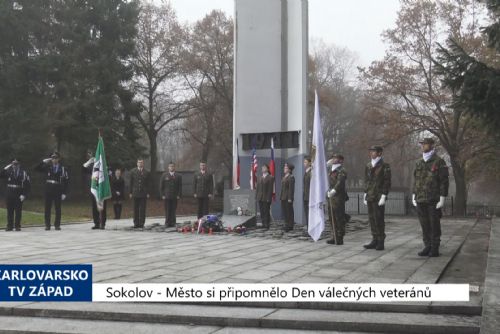 Foto: Sokolov: Město si připomnělo Den válečných veteránů (TV Západ)
