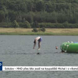 Sokolov: MHD přes léto jezdí na koupaliště Michal i o víkendech (TV Západ)