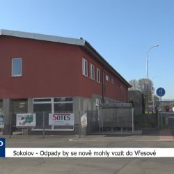 Sokolov: Odpady by se nově mohly vozit do Vřesové (TV Západ)