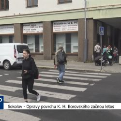 Sokolov: Opravy povrchu K. H. Borovského začnou letos (TV Západ)