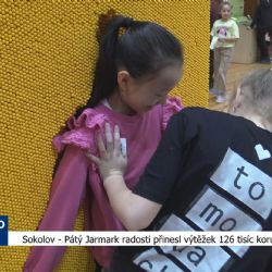 Sokolov: Pátý Jarmark radosti přinesl výtěžek 126 tisíc korun (TV Západ)