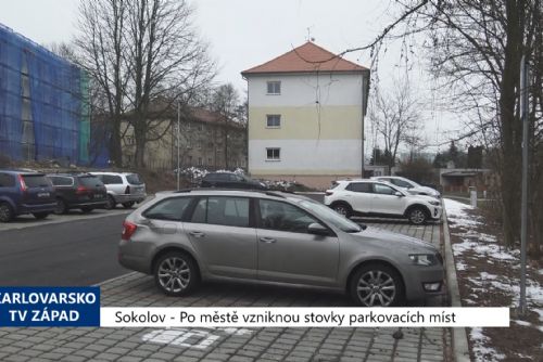Foto: Sokolov: Po městě vzniknou stovky parkovacích míst (TV Západ)