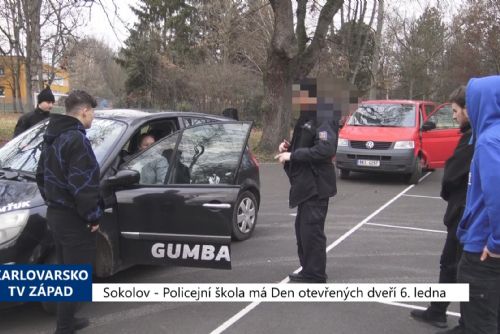 Foto: Sokolov: Policejní škola má Den otevřených dveří 6. ledna (TV Západ)