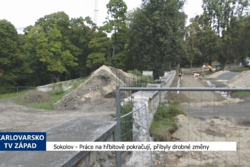 obrázek:Sokolov: Práce na hřbitově pokračují, přibyly drobné změny (TV Západ)