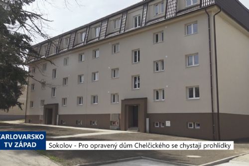 Foto: Sokolov: Pro opravený dům V Chelčického se chystají prohlídky (TV Západ)