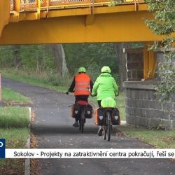 Sokolov: Projekty na zatraktivnění centra pokračují, řeší se náplavka (TV Západ)