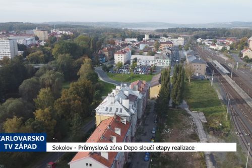Foto: Sokolov: Průmyslová zóna Depo sloučí etapy realizace (TV Západ)