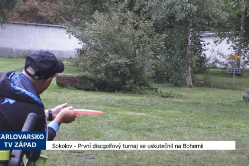 obrázek:Sokolov: První discgolfový turnaj se uskutečnil na Bohemii (TV Západ)